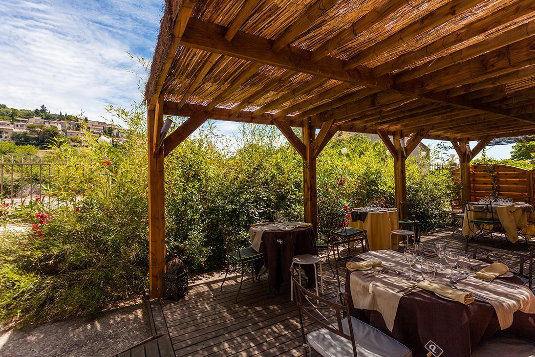 Logis Le Relais Sarrasin Hotel Vezenobres Exterior foto